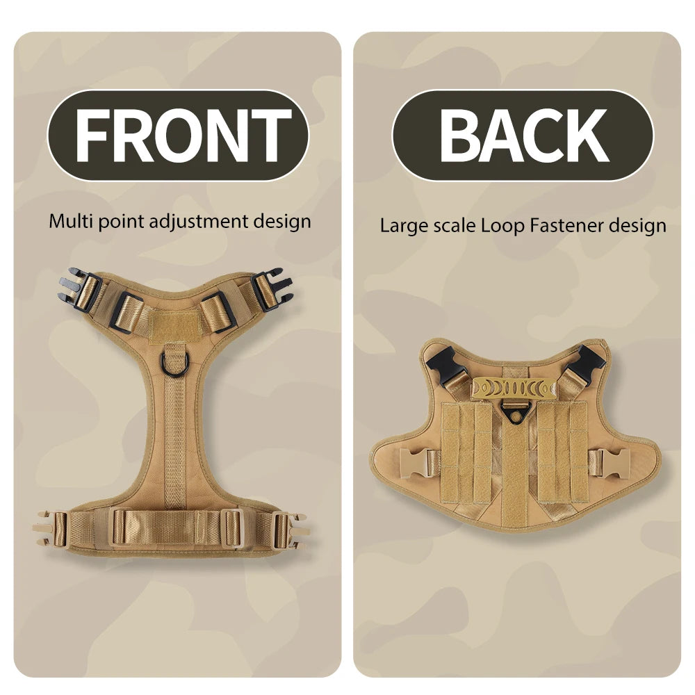 Harnais tactique chien