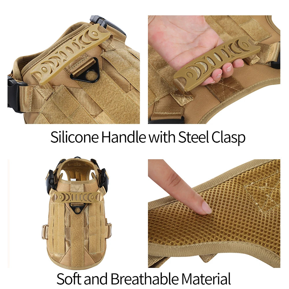 Harnais tactique chien